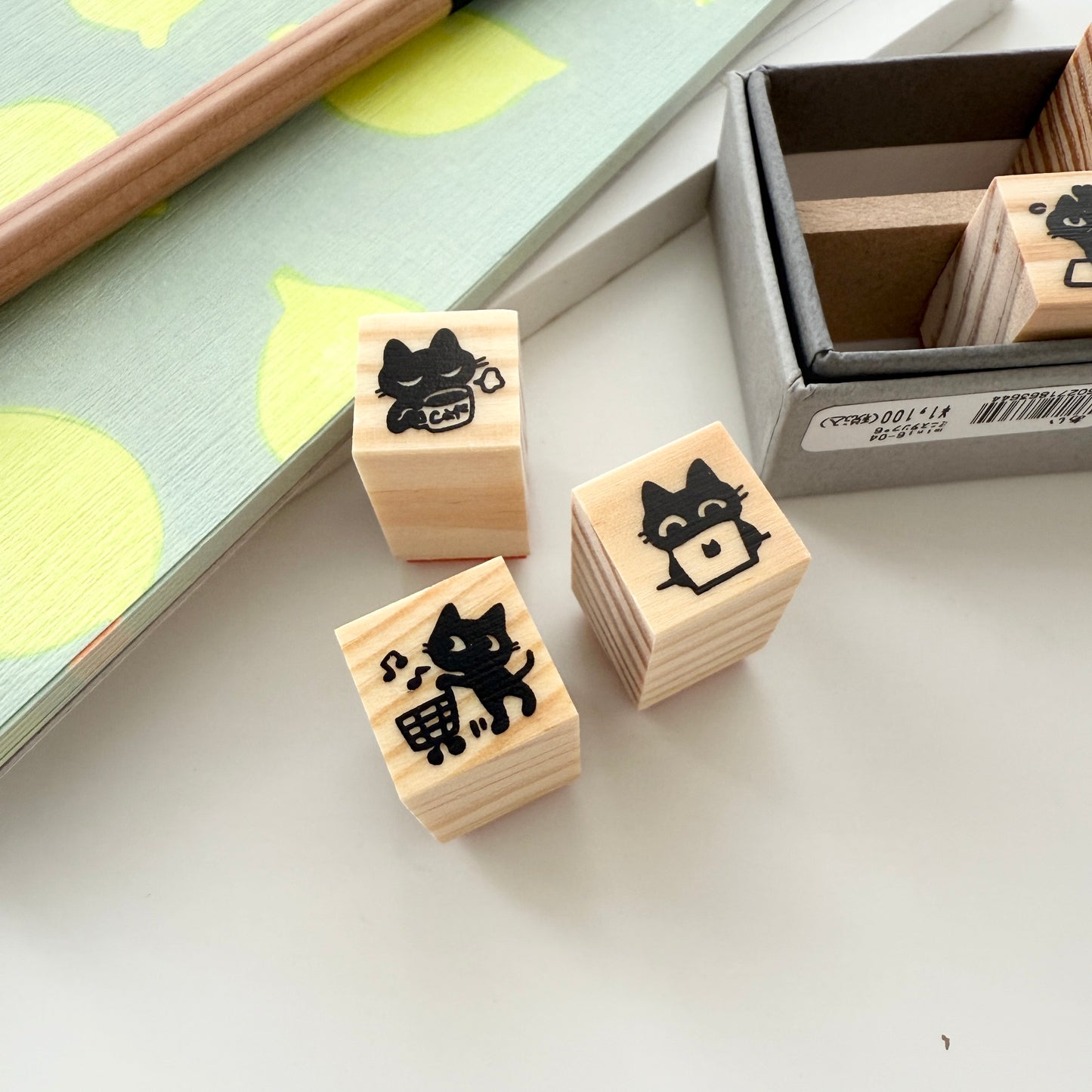 Sanby x 工房愛 Mini Stamp Set / Cat's Life
