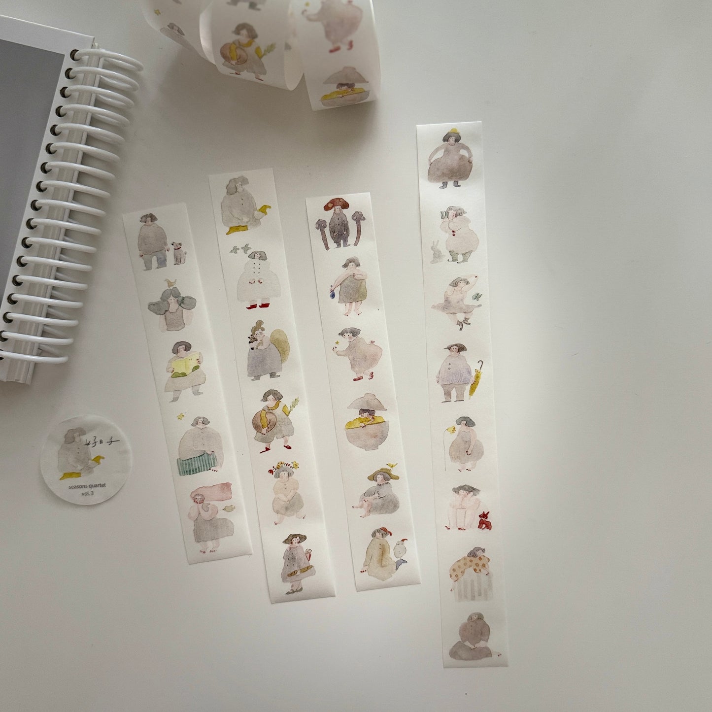 Dodolulu Seasons Quartet (Vol.1 to Vol. 4) | Washi Paper