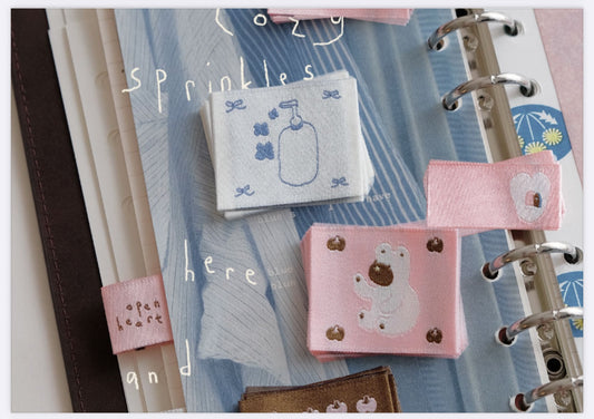 Bighands Rainy Day Series Woven Label / 3 Designs