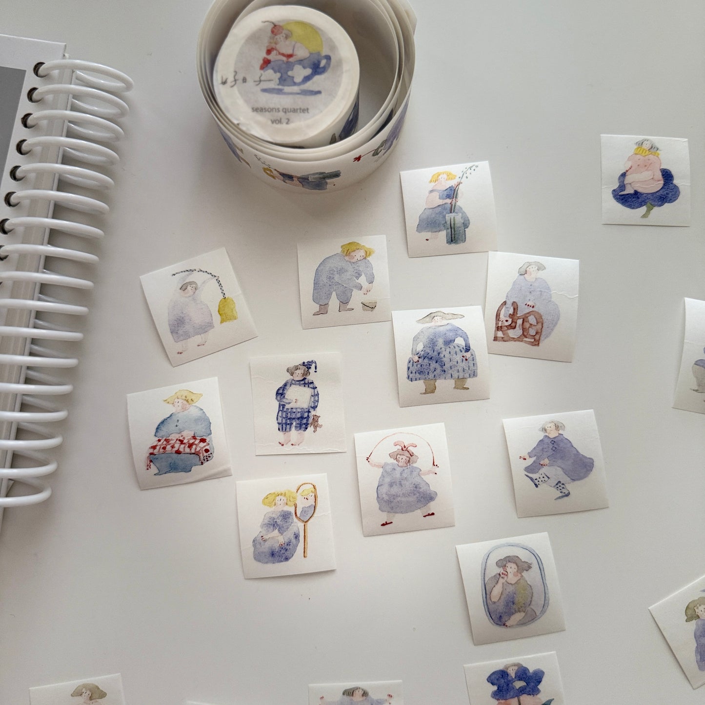 Dodolulu Seasons Quartet (Vol.1 to Vol. 4) | Washi Paper