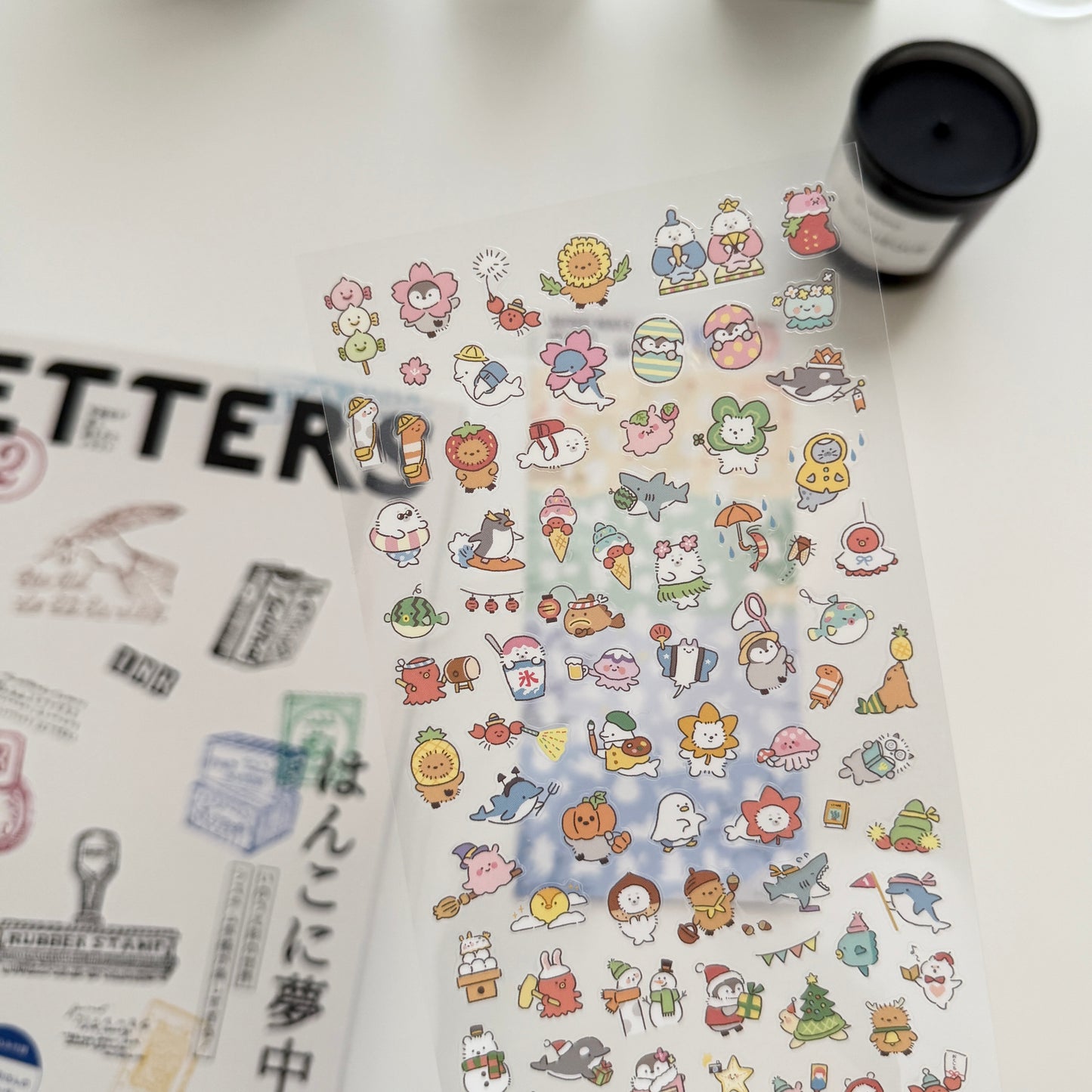 MIND WAVE Seals Sticker Sheet / 3 Designs