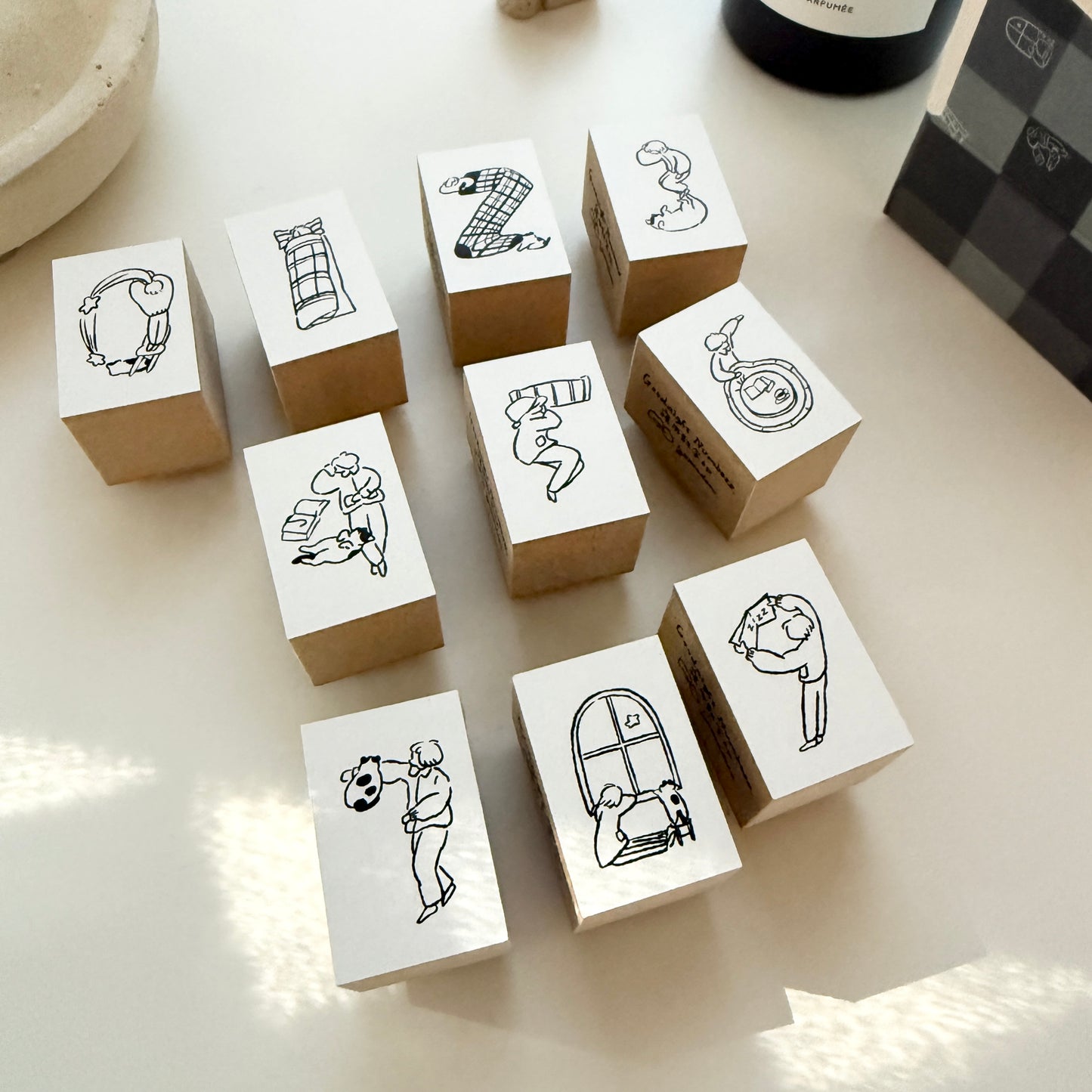 Yamadoro Goodnight Number Stamp Set