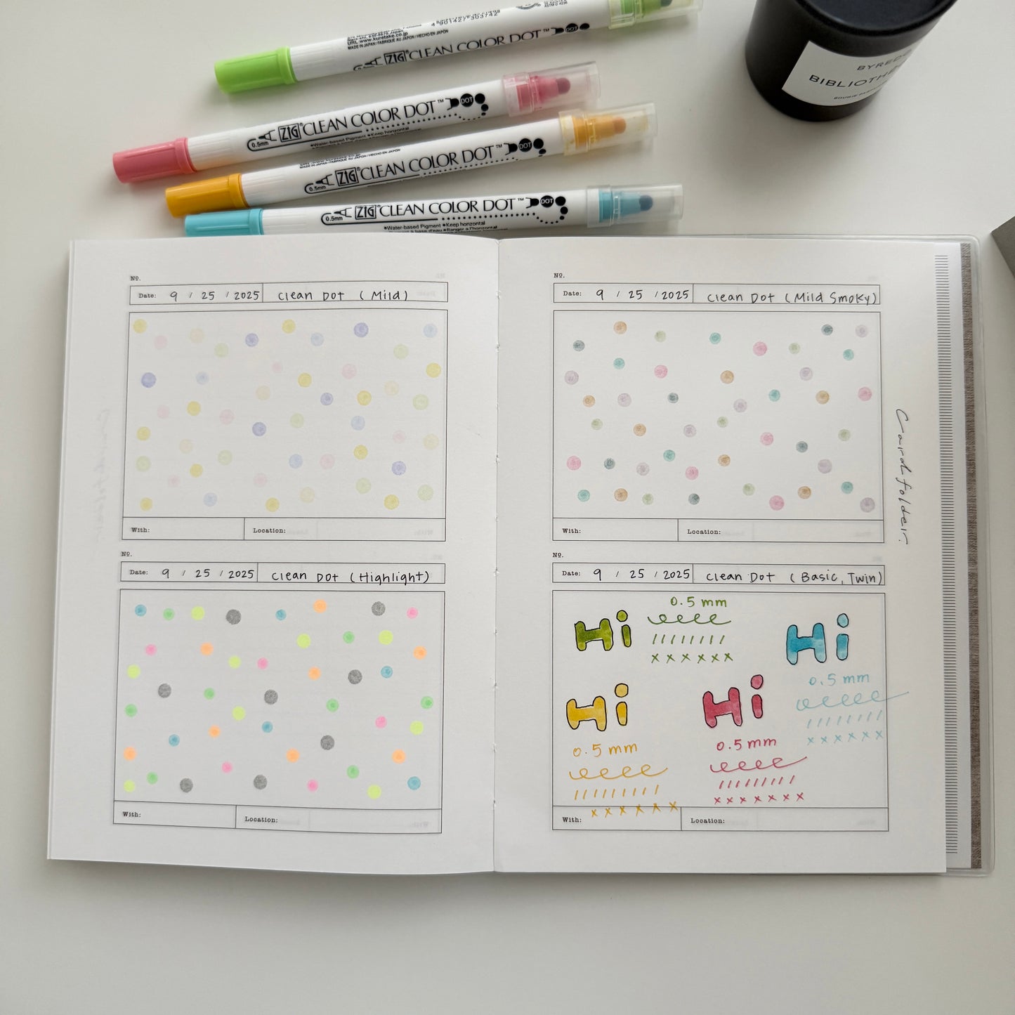 ZIG Clean Color Dot Twin Tip Set