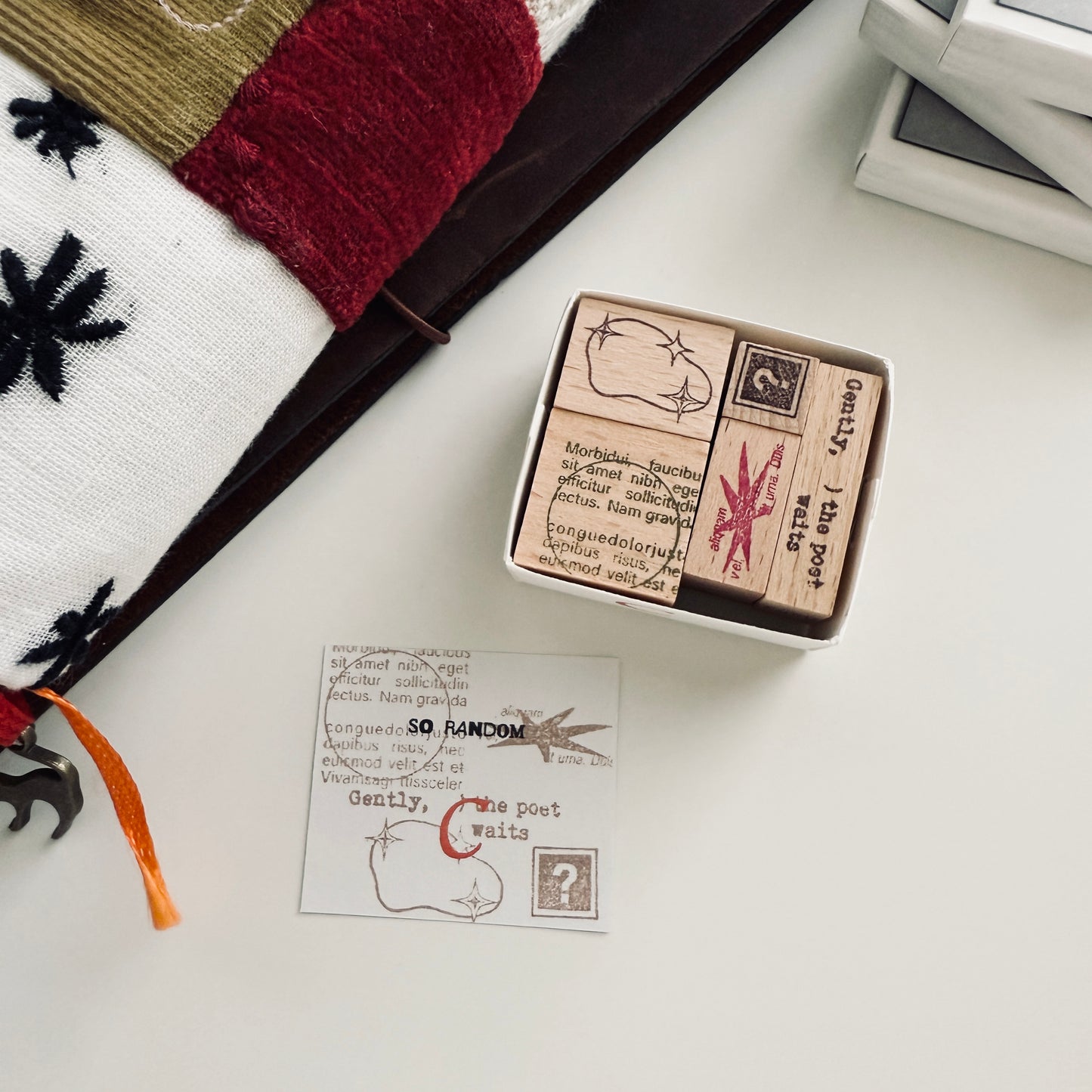 Kurukynki 2025 Summer SO RANDOM Rubber Stamp Set / 9 Options