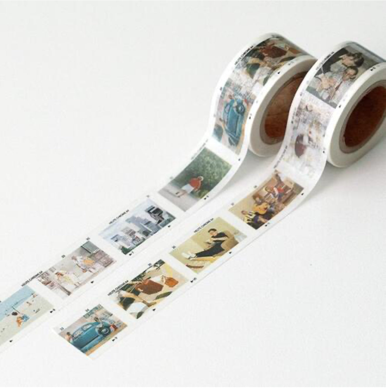 202hosil Vintage Film Masking Tape / Black & White