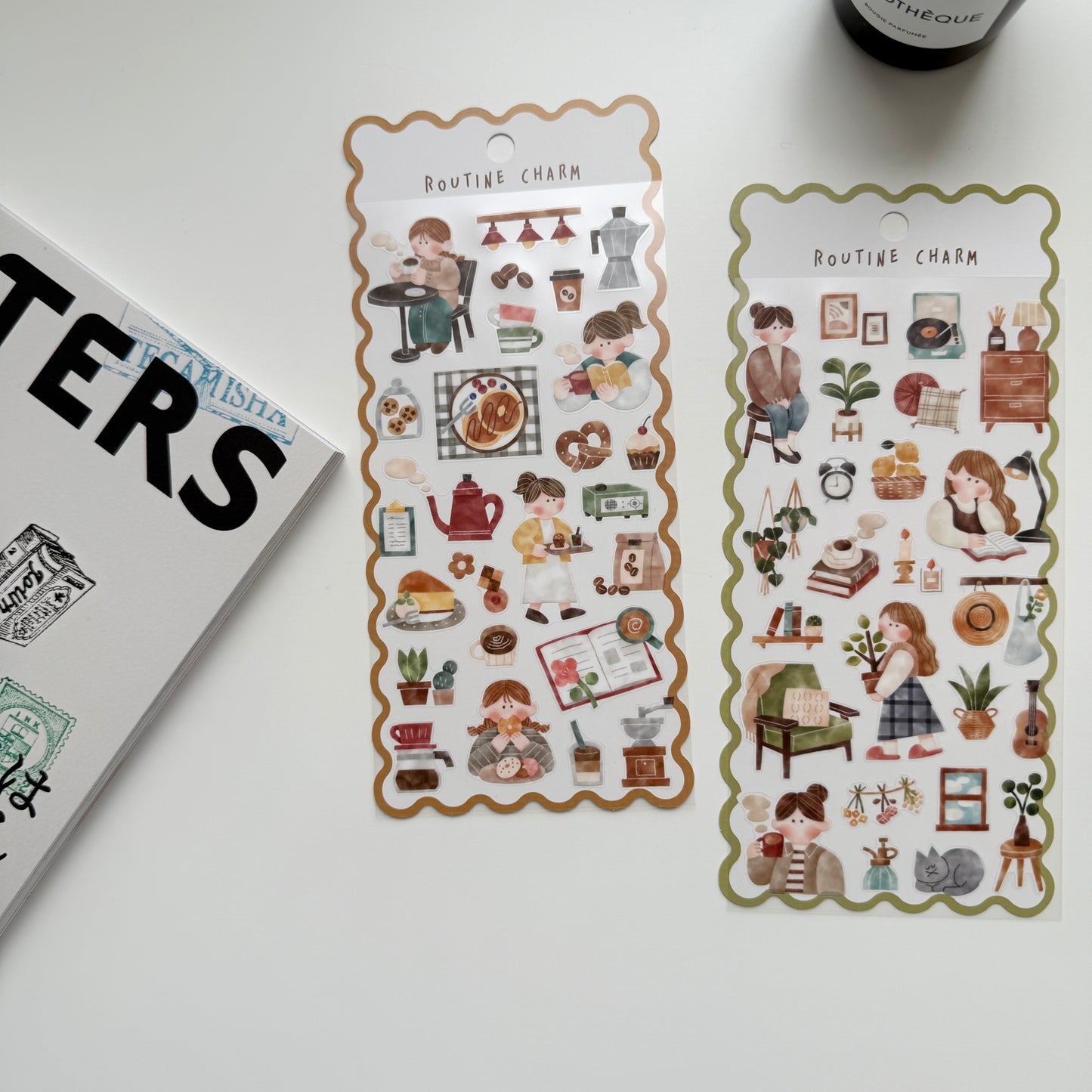 MIND WAVE Routine Charm Sticker / 2 designs