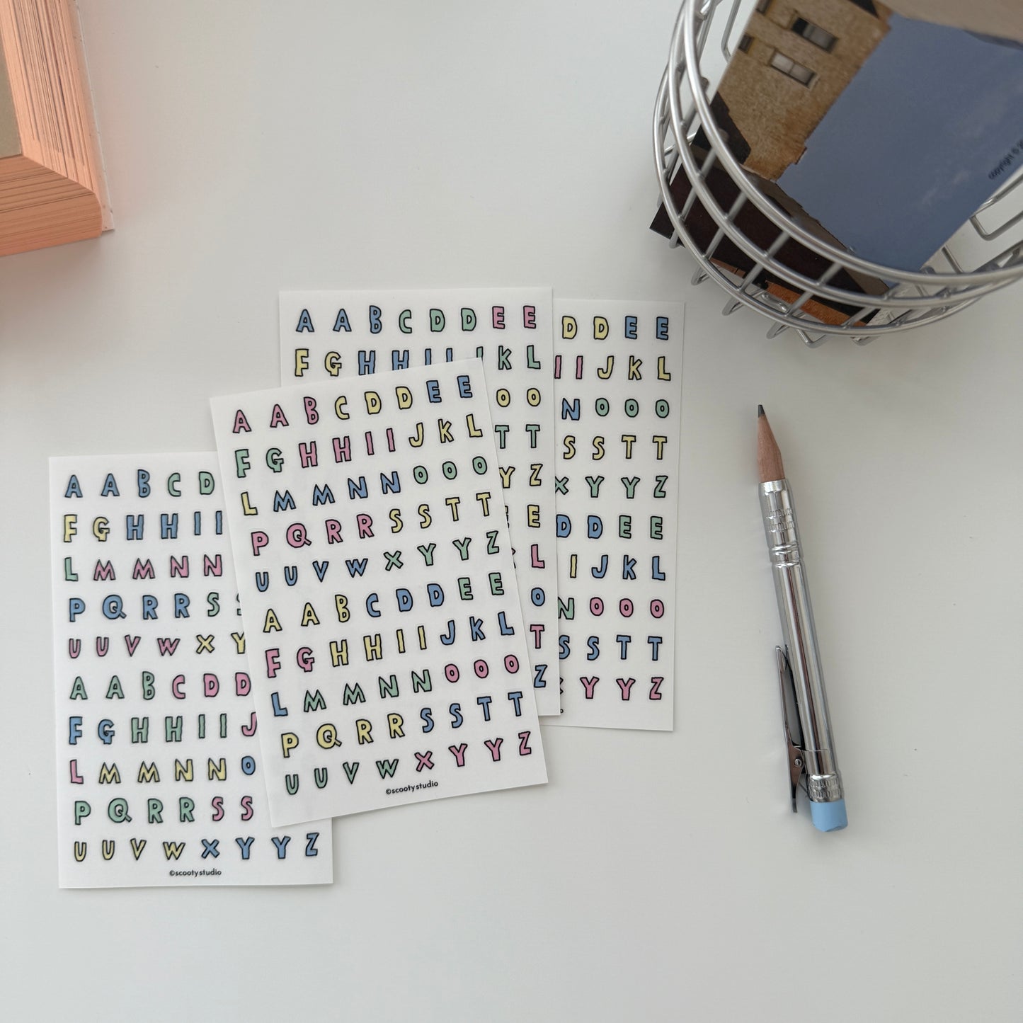 Scooty Studio Alphabet Sticker / Fruit Cereal