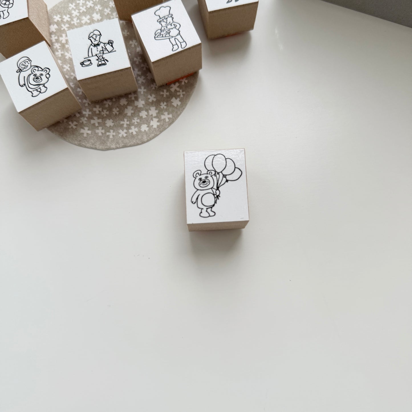 36 Sublo Walks of Life Rubber Stamp / 7 Designs