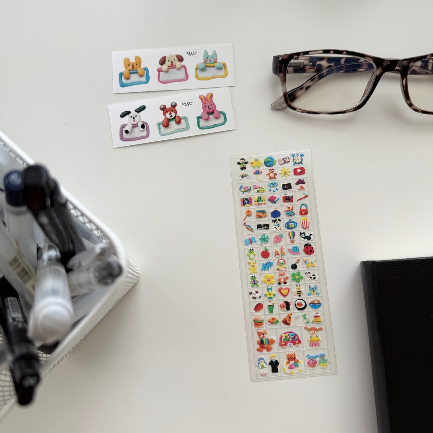 Sosom room Nemonemo Clear PET Sticker Sheet / January
