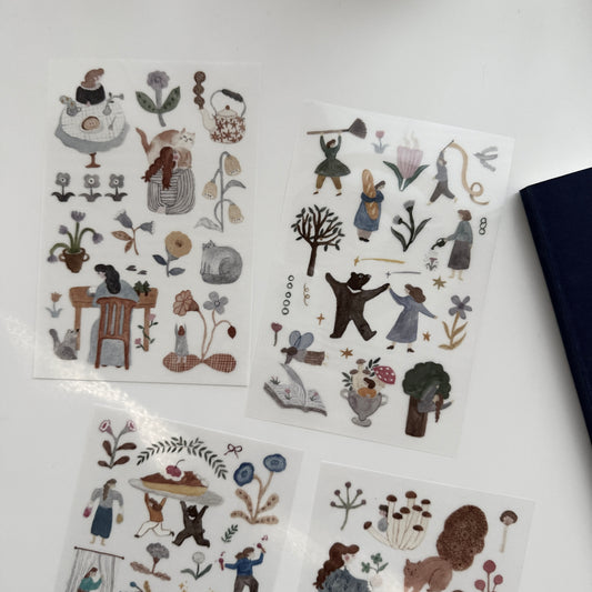 Ivy Snow New Transfer Sticker All 4 Sets