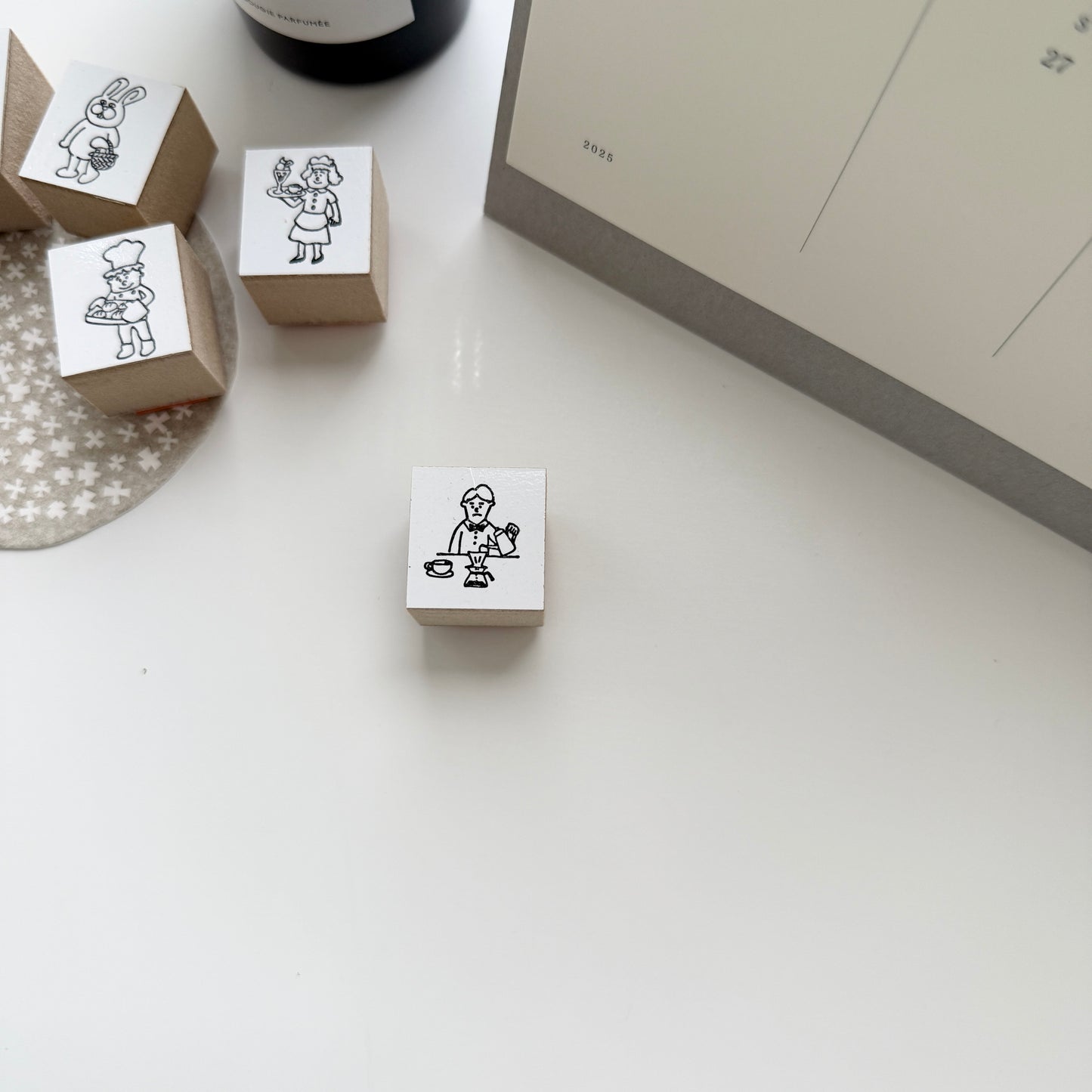 36 Sublo Walks of Life Rubber Stamp / 7 Designs
