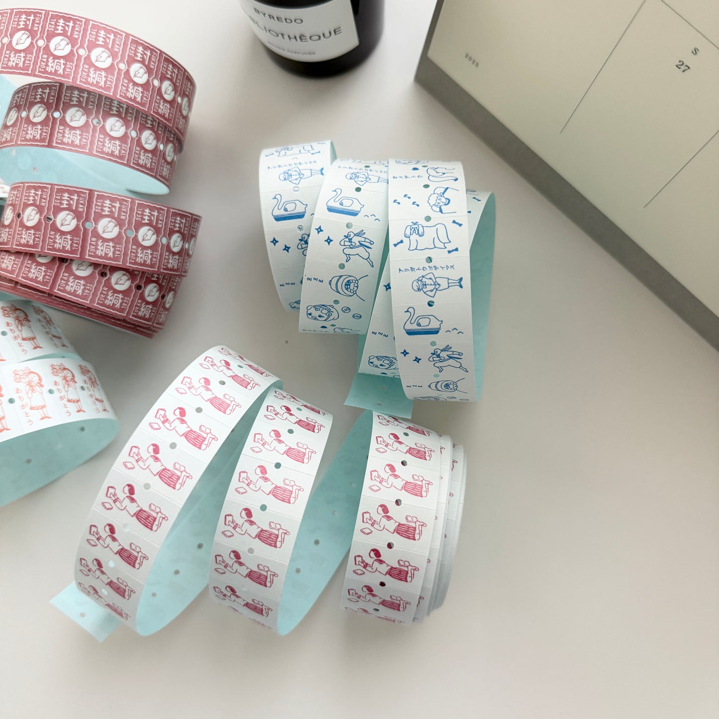 36 Sublo Label Sticker Roll / 4 Designs