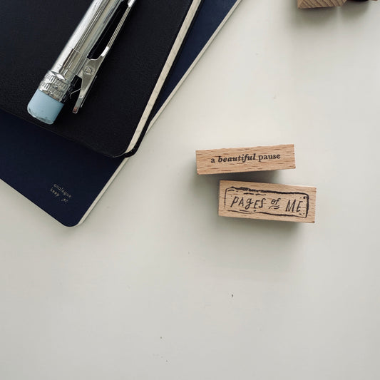 Black Milk Project Pages of Me Series Rubber Stamp Set / Limited