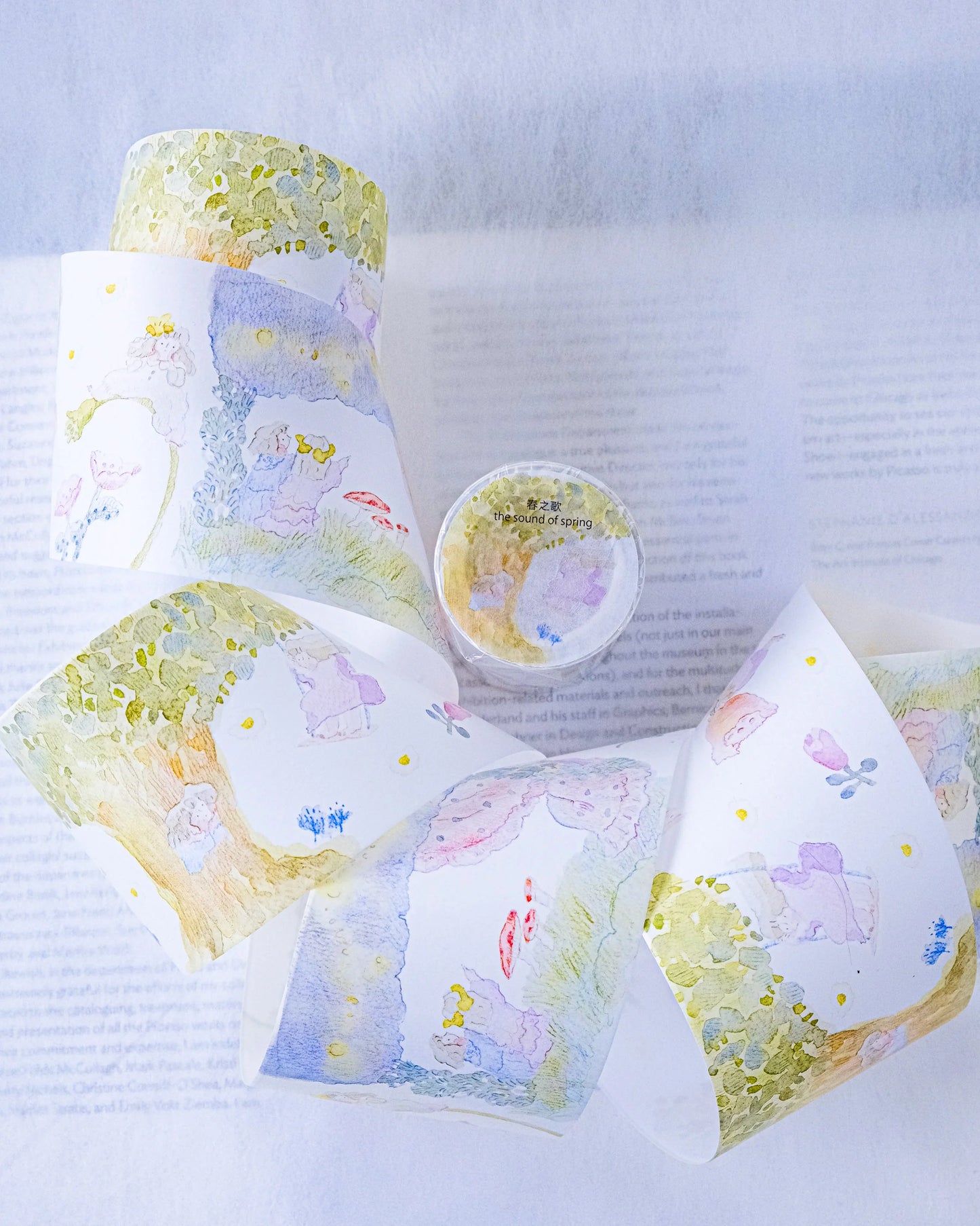 Dodolulu The Sound of Spring Wide Washi Tape