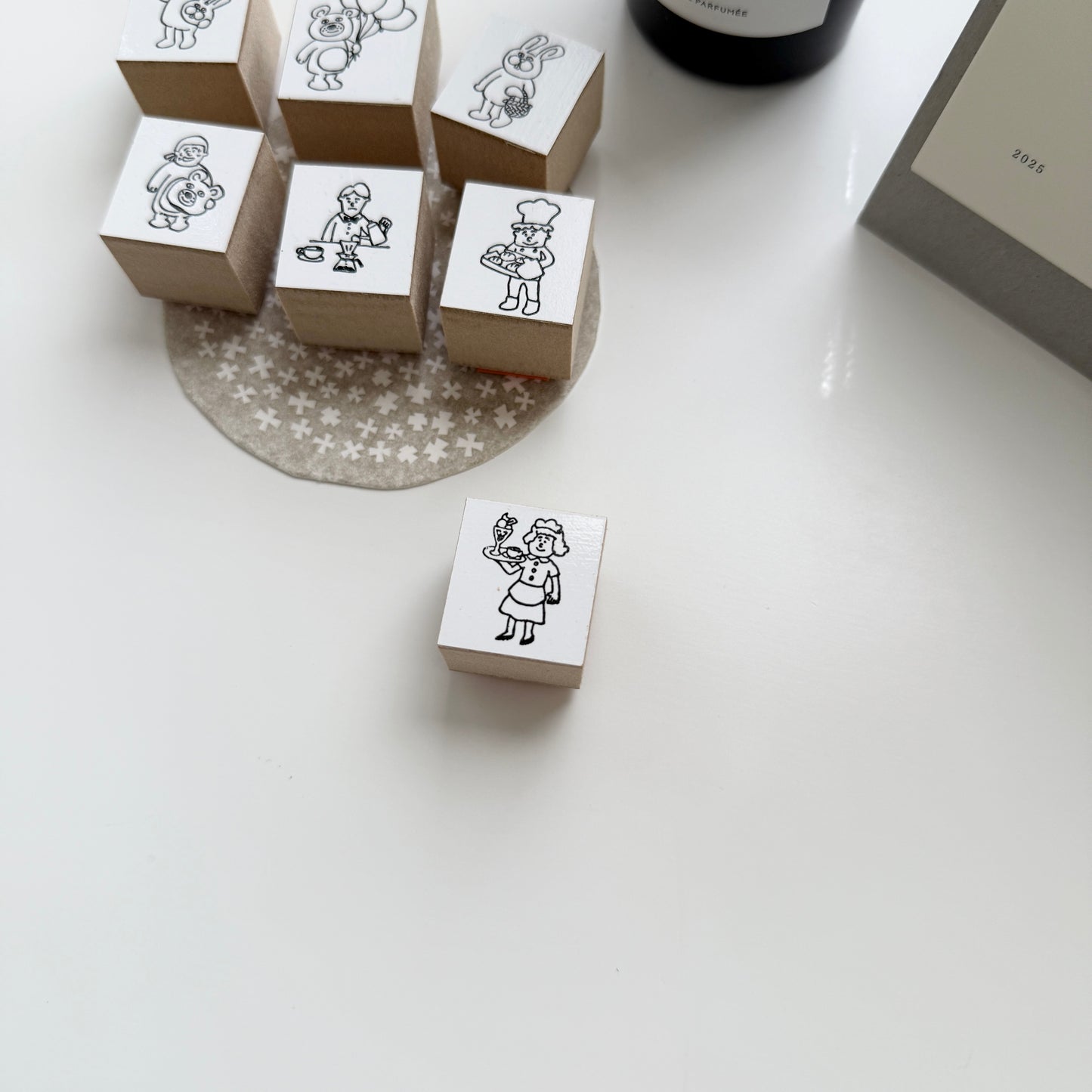 36 Sublo Walks of Life Rubber Stamp / 7 Designs