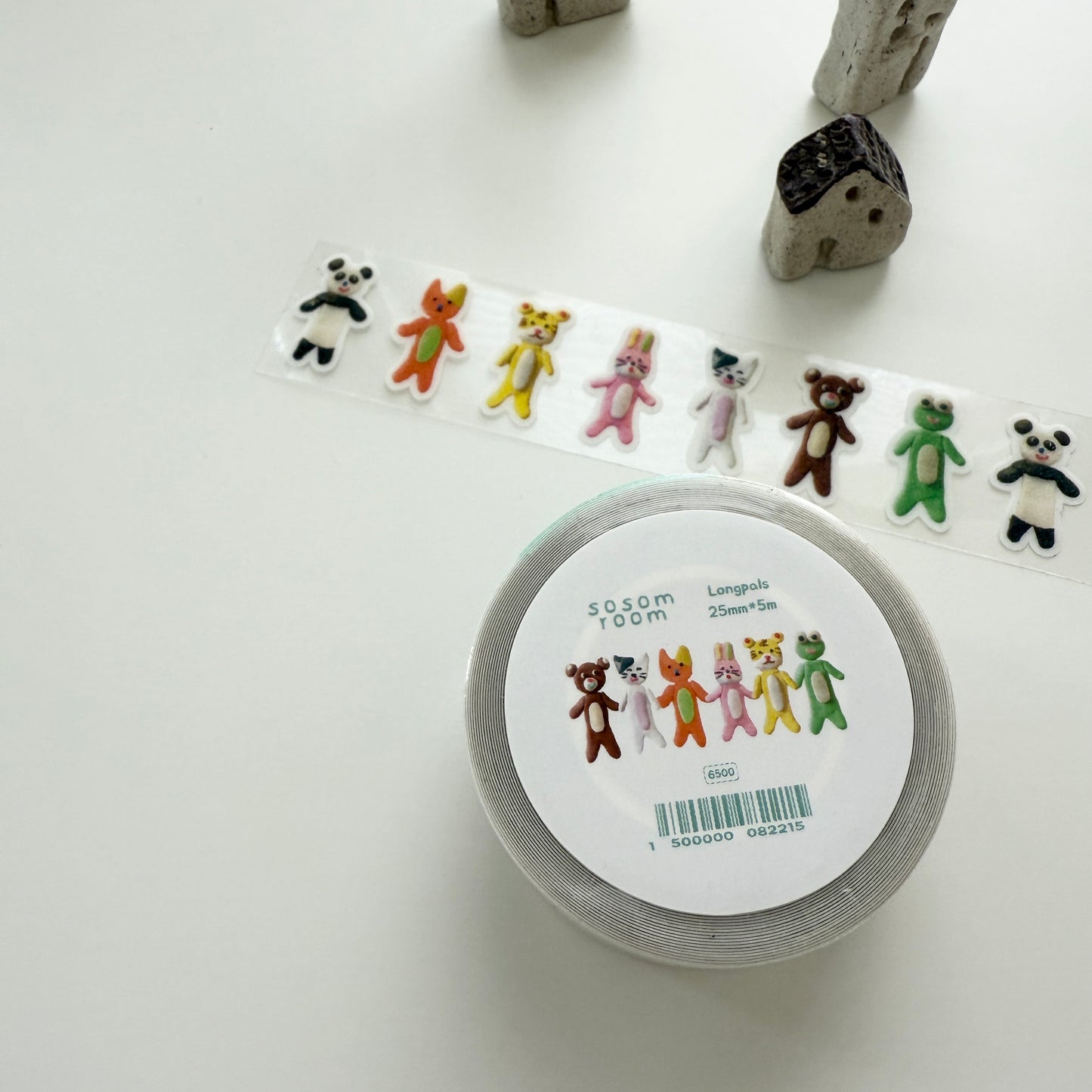 Sosomroom Long Pals Sticker Roll