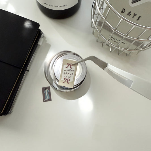 Yamadoro Warm, Brave, & Love Label Sticker Roll