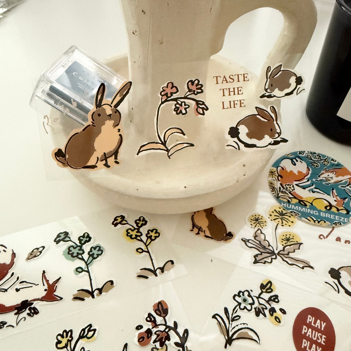 A kind of café Humming Breeze PET Tape