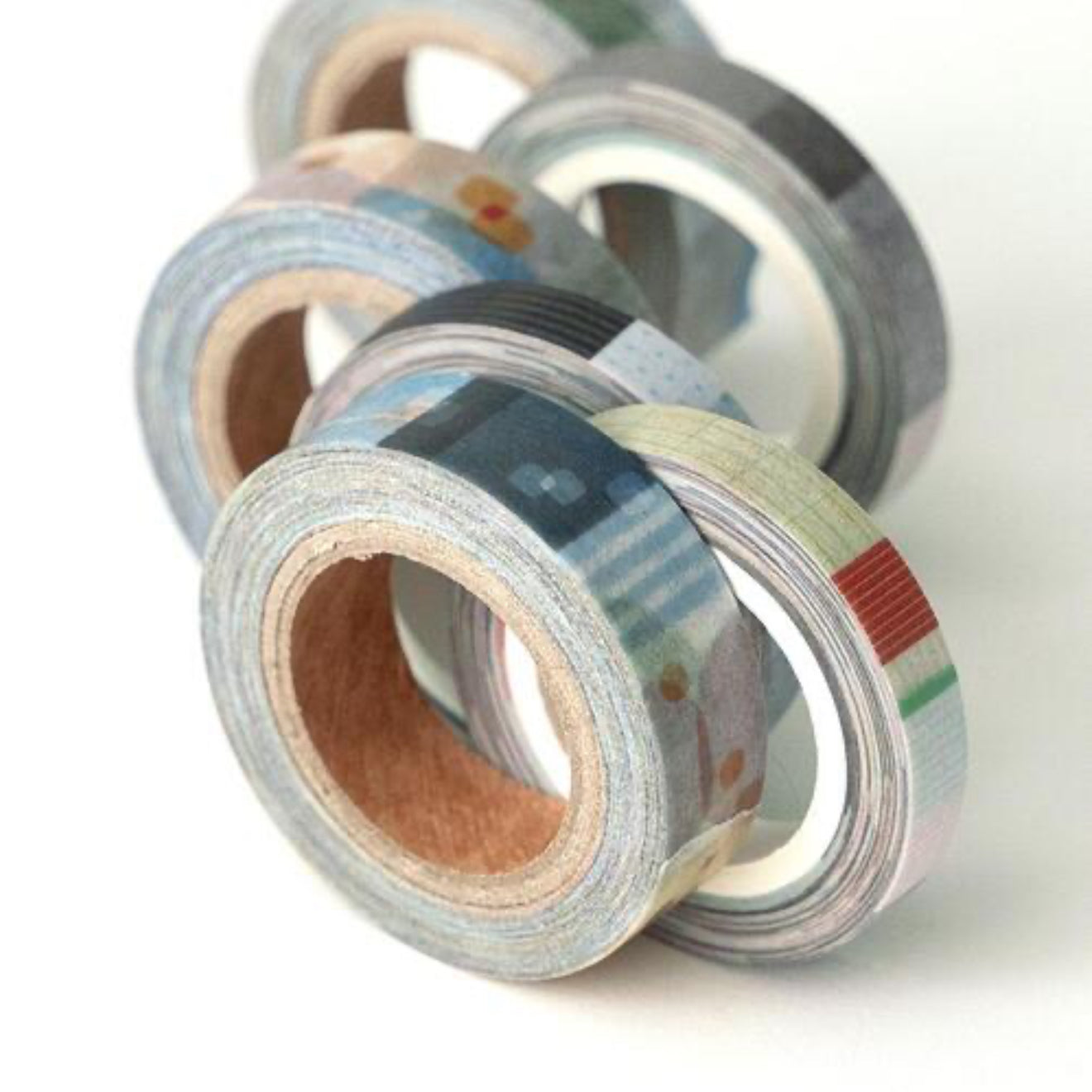 202hosil Piece Pattern Masking Tape Set