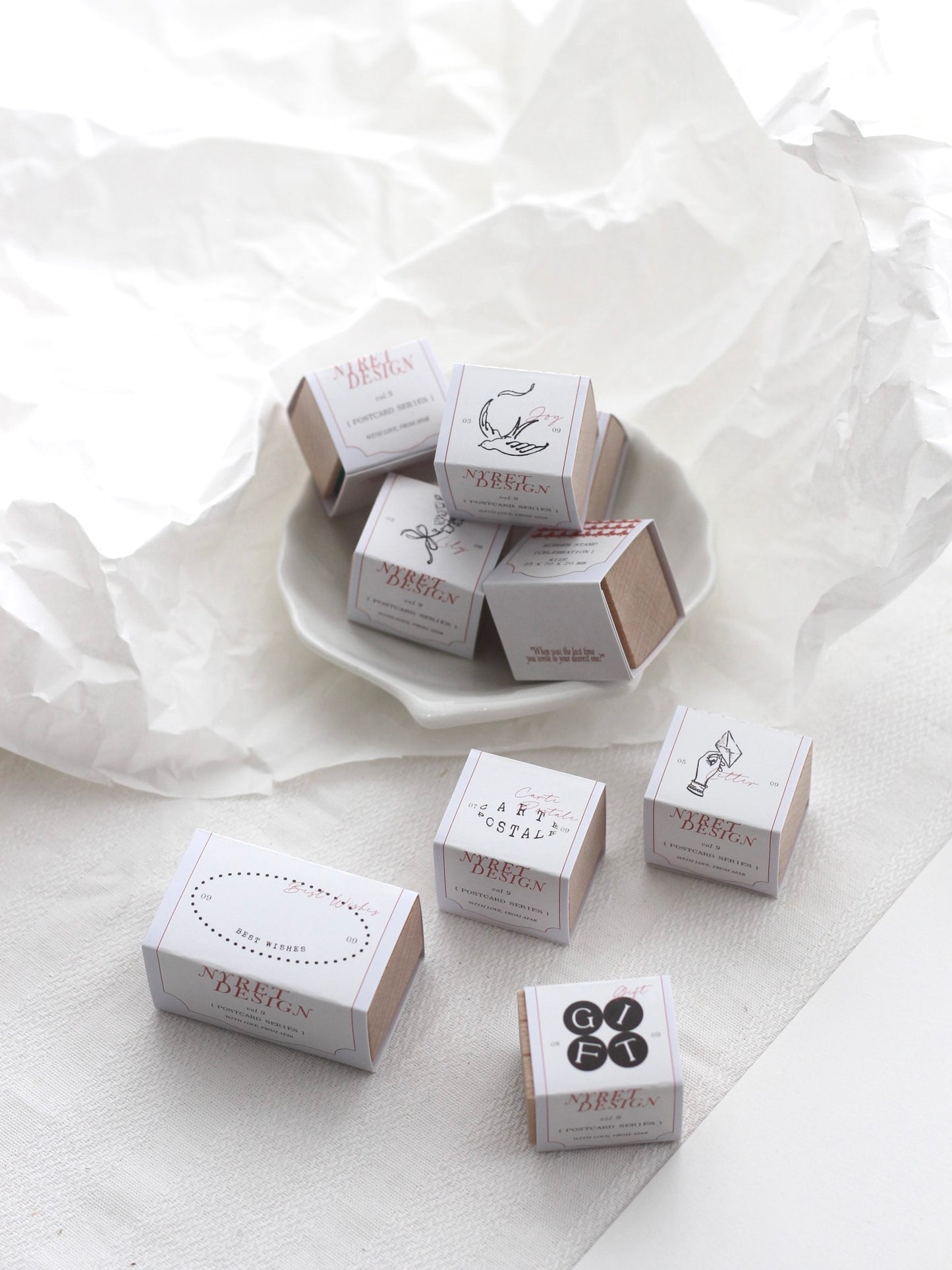 Nyret Vol. 9 Postcard Series Rubber Stamp