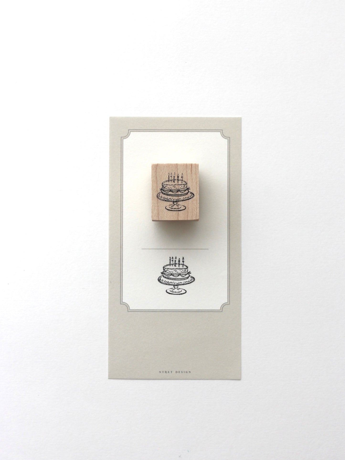 Nyret Vol. 9 Postcard Series Rubber Stamp