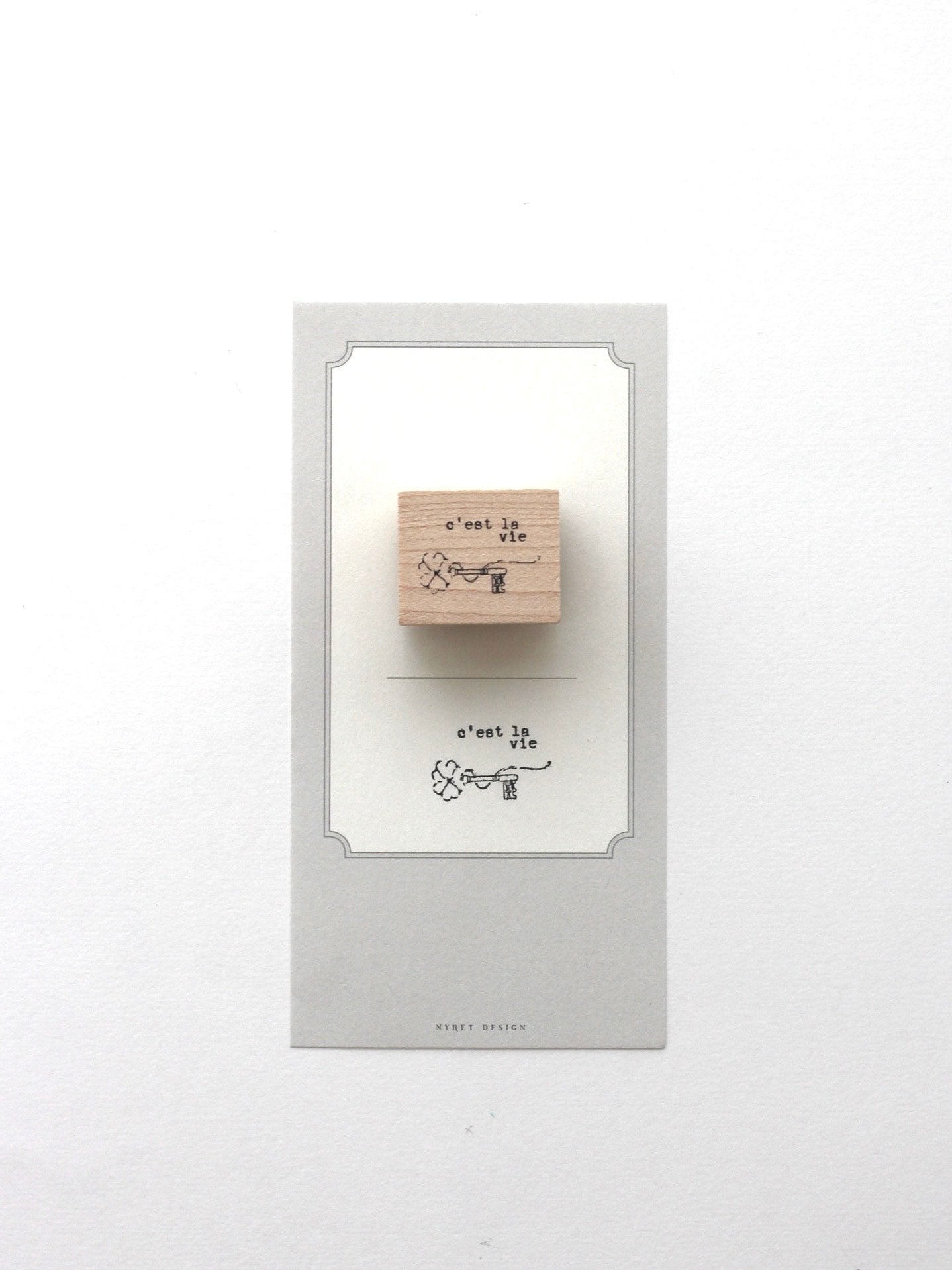 Nyret Vol. 9 Postcard Series Rubber Stamp