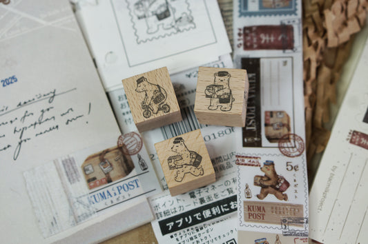 Black Milk Project Mini Kuma Post Rubber Stamps / 3 Designs