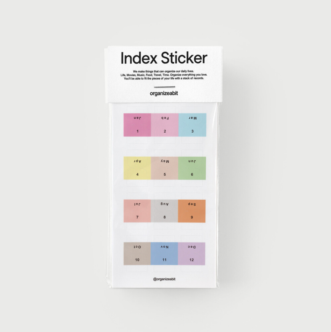Organize a bit Index Sticker Pack