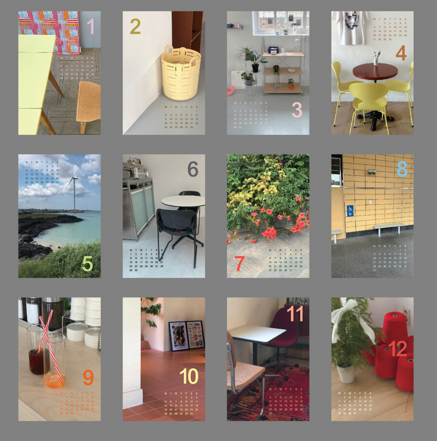 Organize a bit 2026 Photo Dump Calendar Sticker Folder
