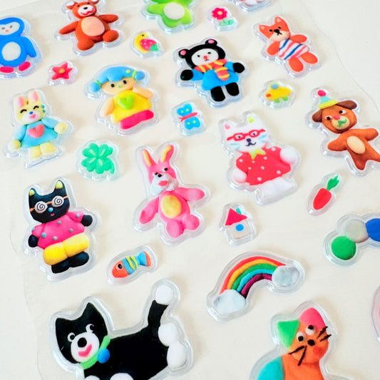 Sosom Room Soft Block Sticker Sheet