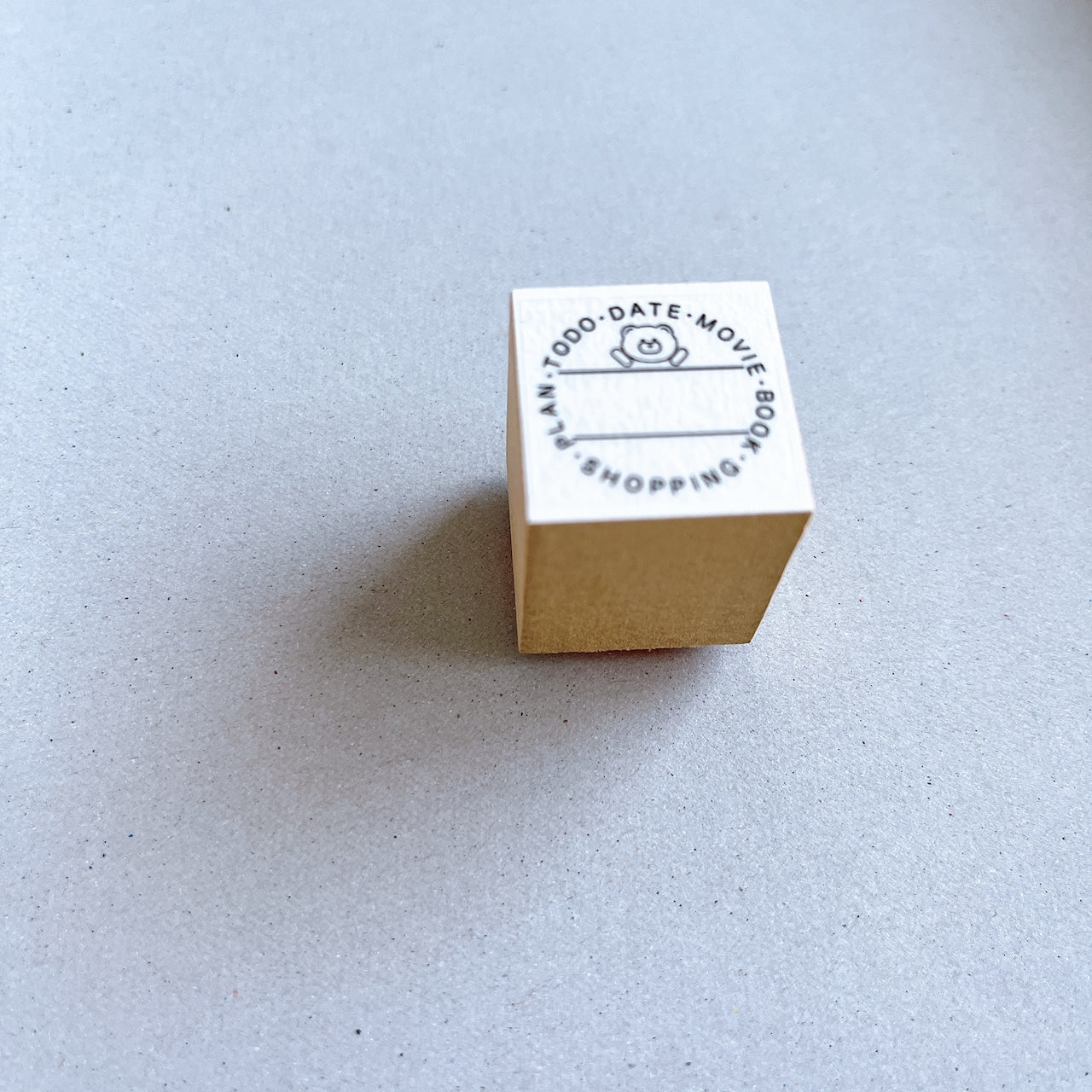 Tomoshop Rubber Stamp Design / Kuma-chan Various Check Circle Stamp