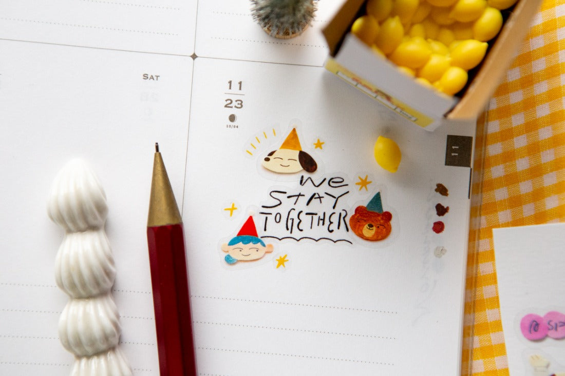 OURS 2025 Winter Collection For A Special Day Kiss-cut PET Sticker Roll