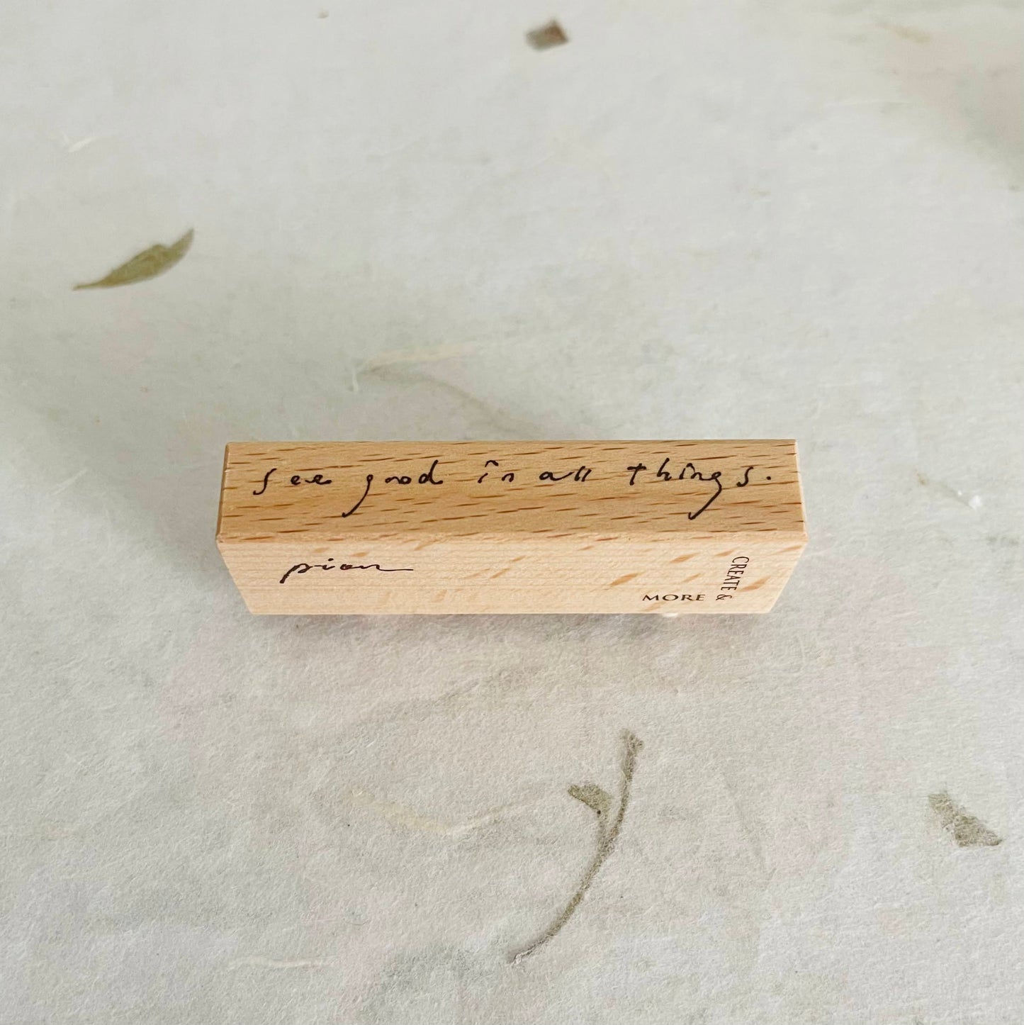 Pion CREATE_MORE Rubber Stamp Collection // 3 Designs