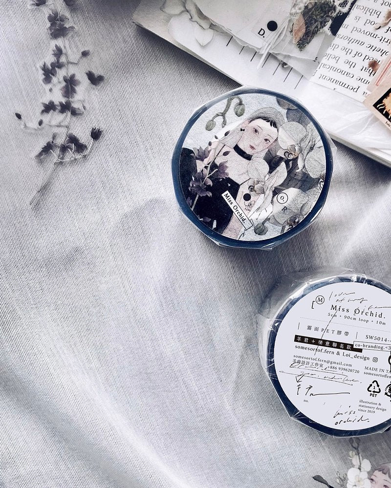 Somesortof.fern x Loi Design Miss Orchid PET Tape