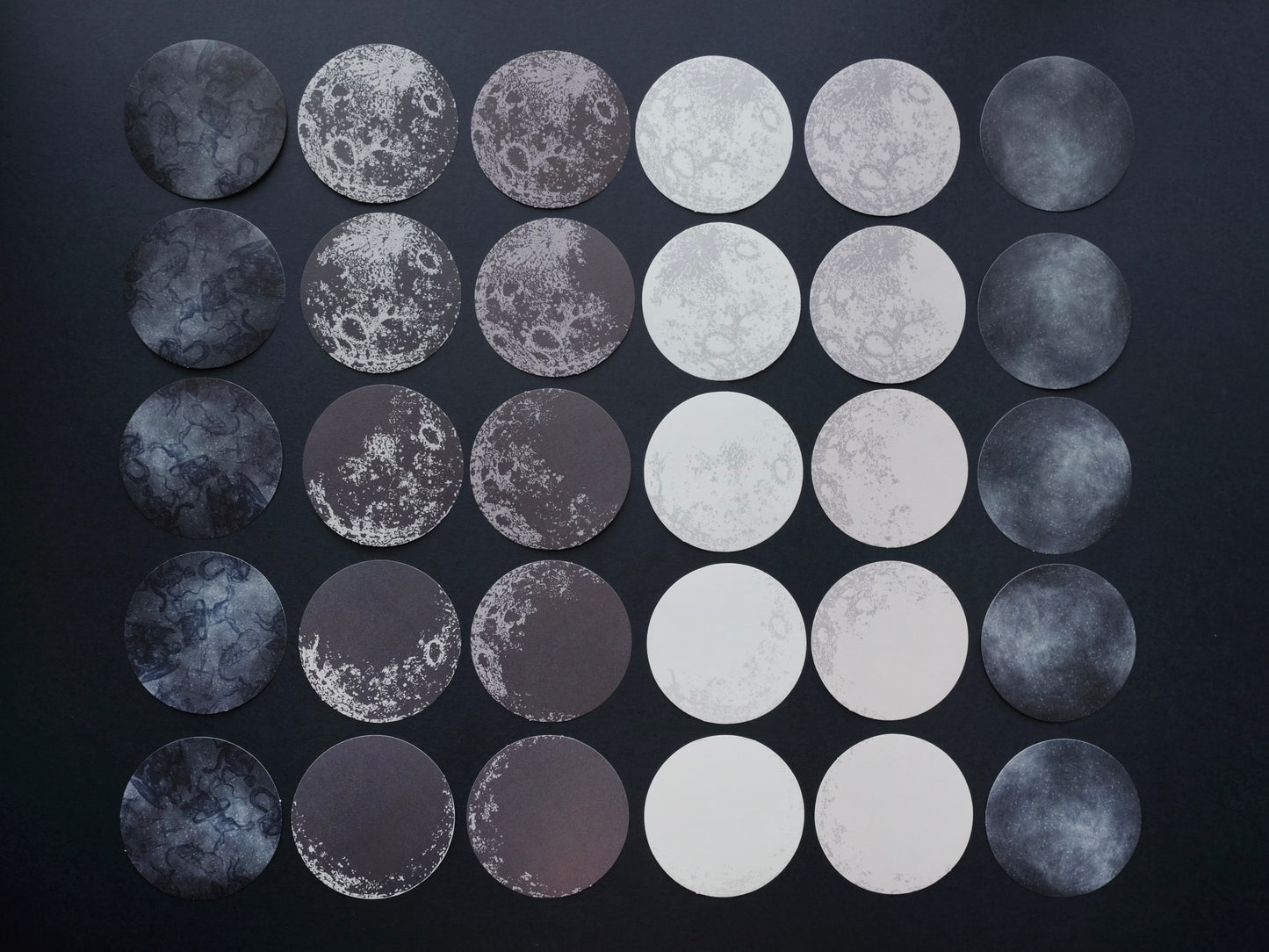 Jieyanow Atelier Moon Phases Craft papers