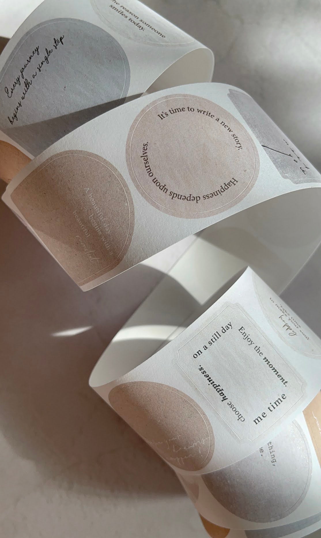 Pion Background Die-cut Paper Tape