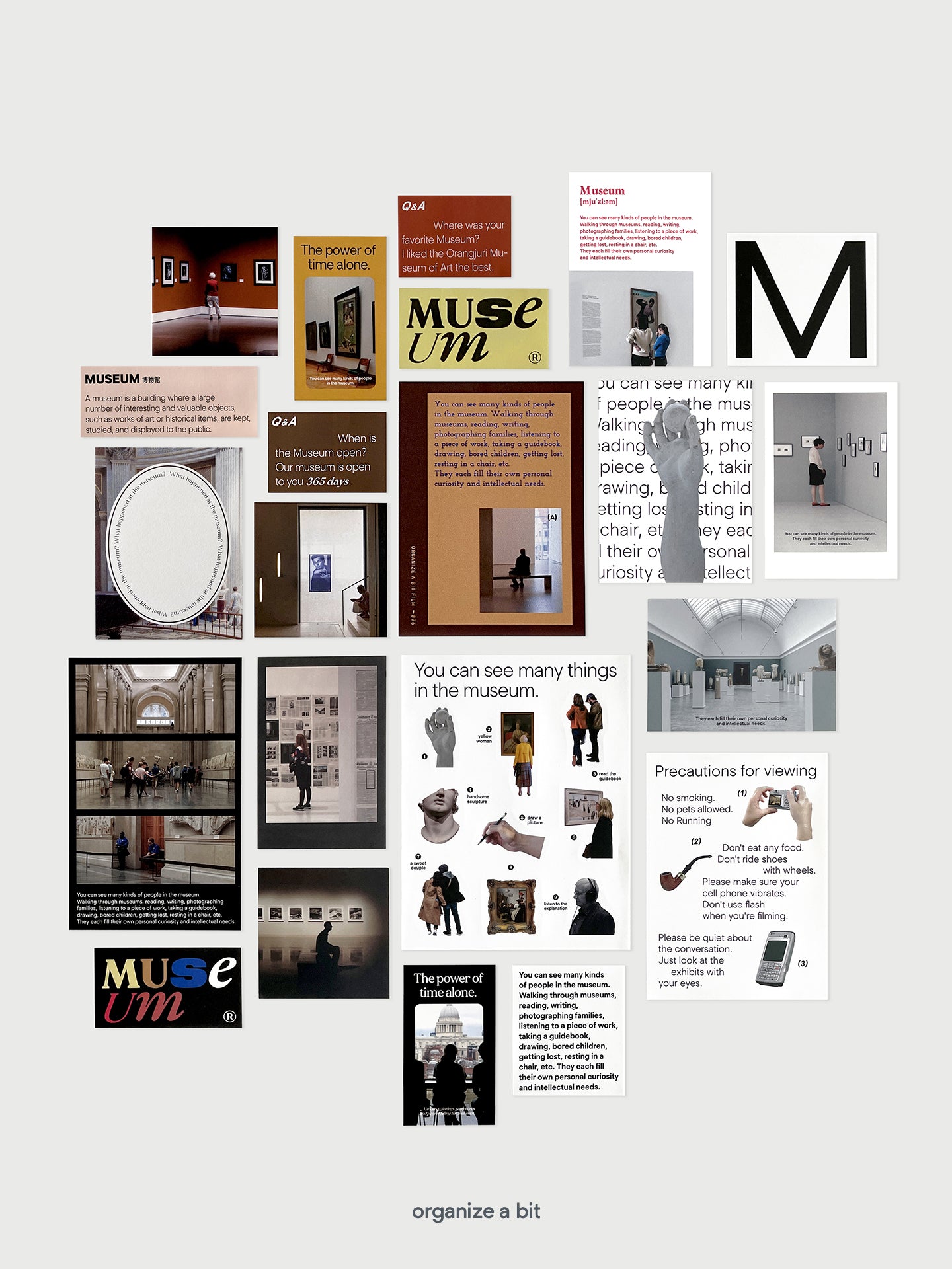 Organize a bit Museum Pack