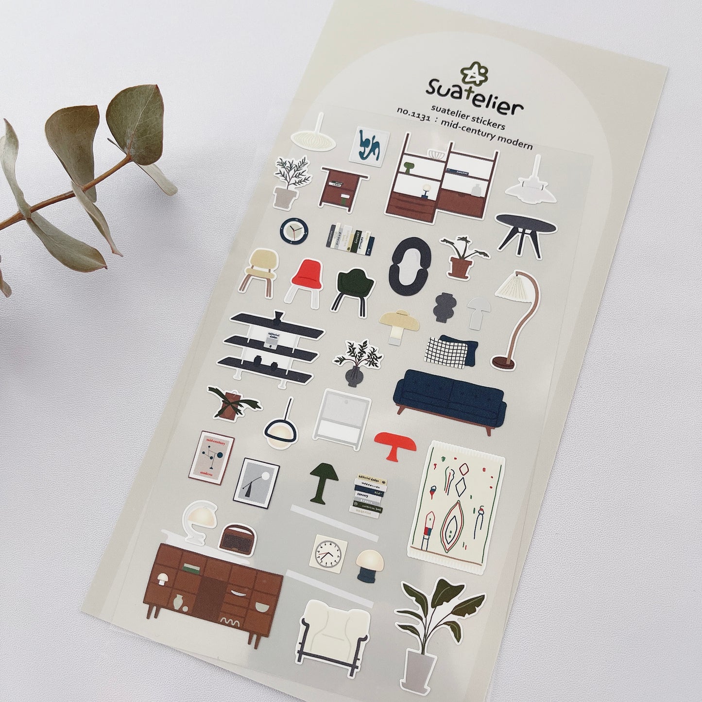 Suatelier Mid-Century Modern Sticker // no. 1131