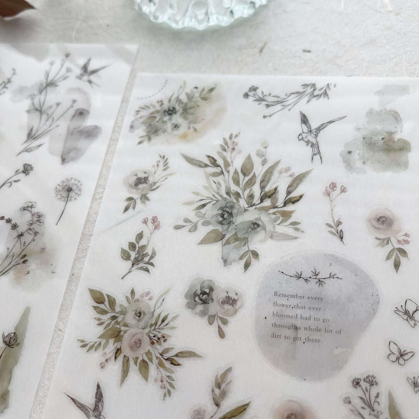 MU Print-On Sticker // No. 117, 119, 125, 150