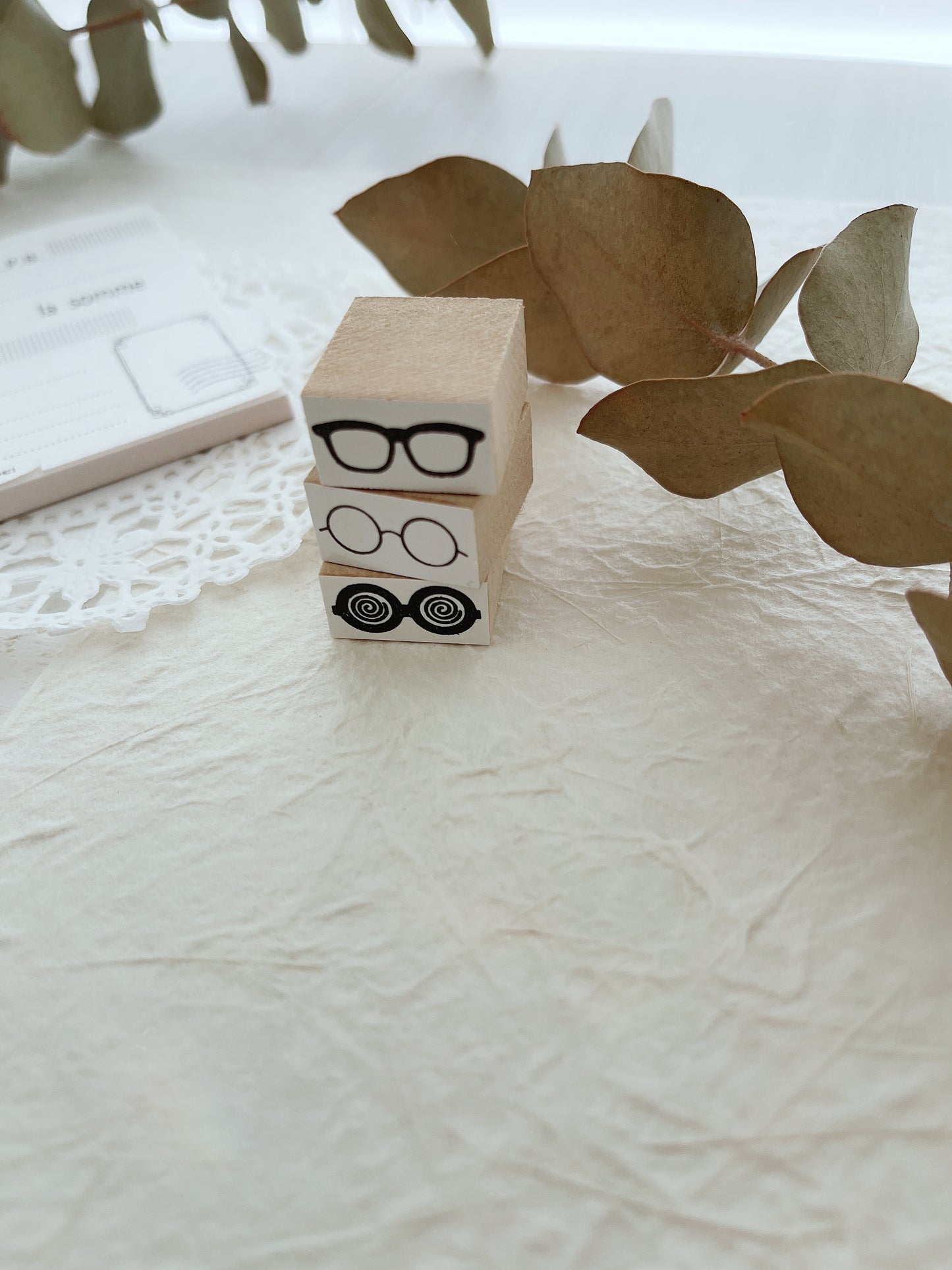 36 Sublo Eyeglasses Rubber Stamps