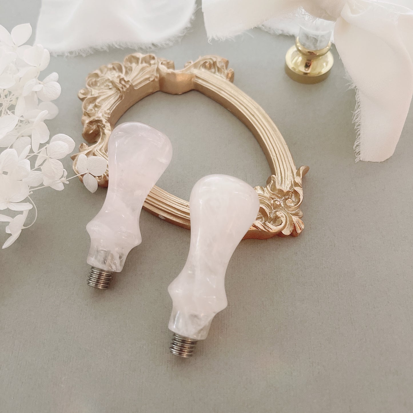 Natural Crystal Wax Seal Handle