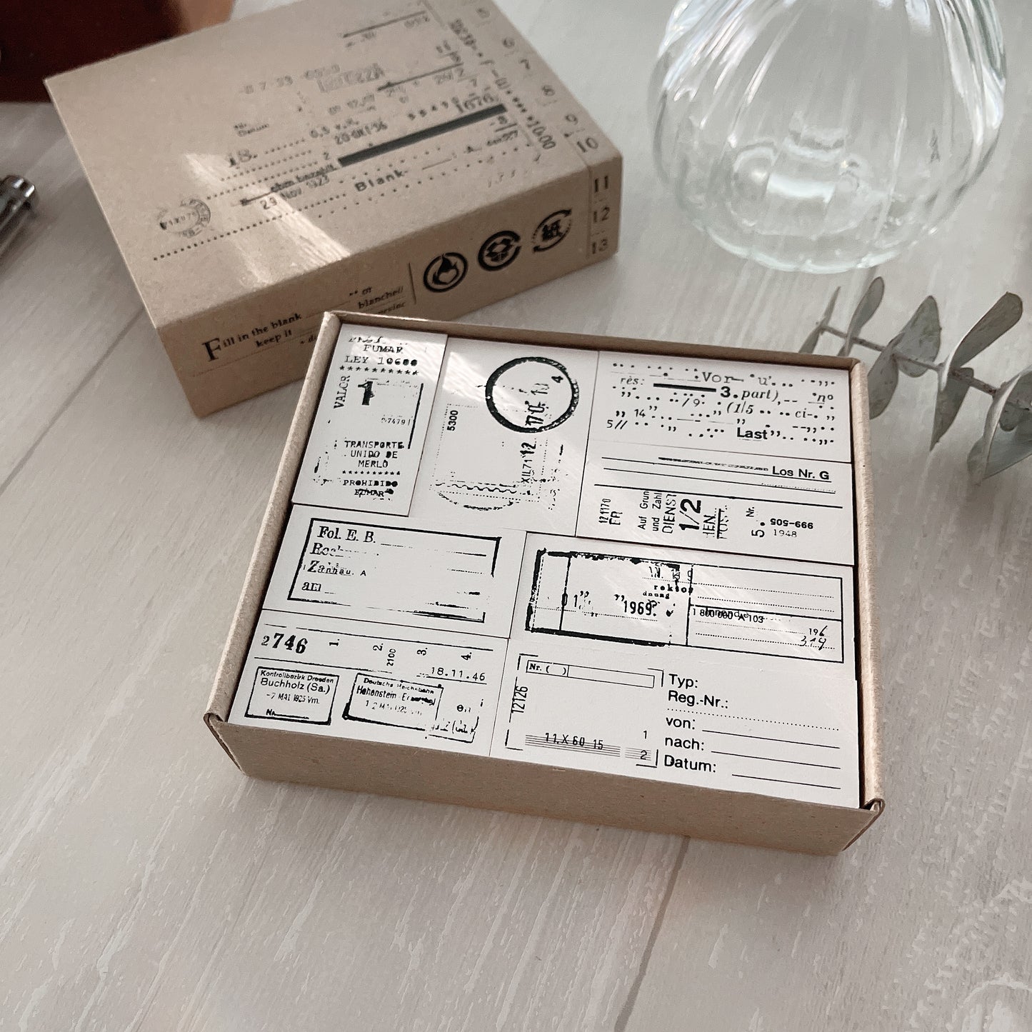 Plus.Minus BLANK Rubber Stamps