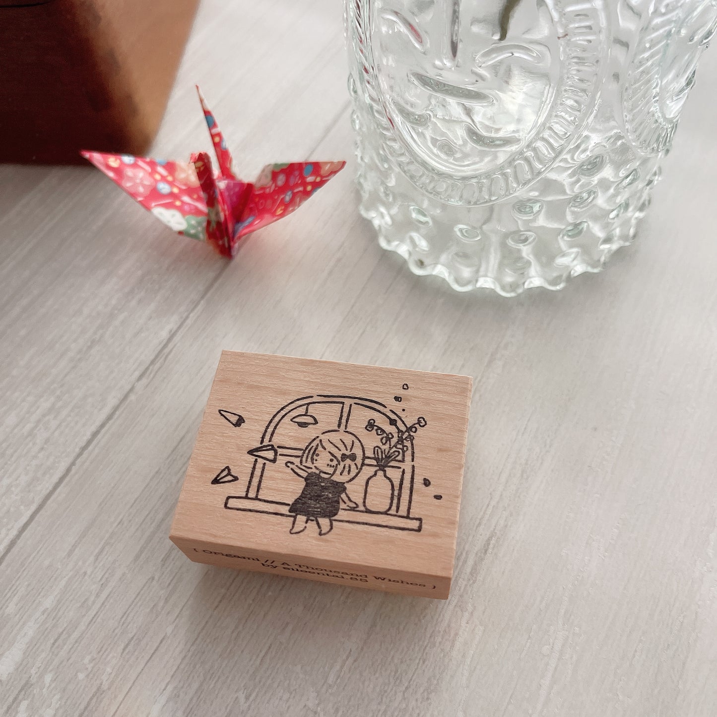 EileenTai.85 Origami Series Rubber Stamp // Paper Planes