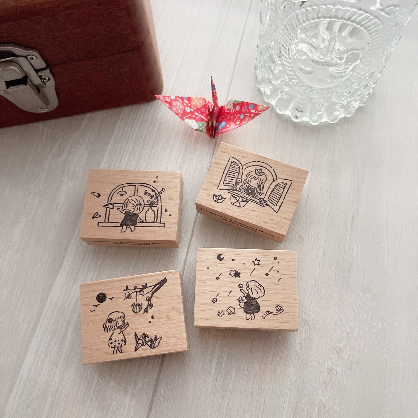 EileenTai.85 Origami Series Rubber Stamp // Paper Planes