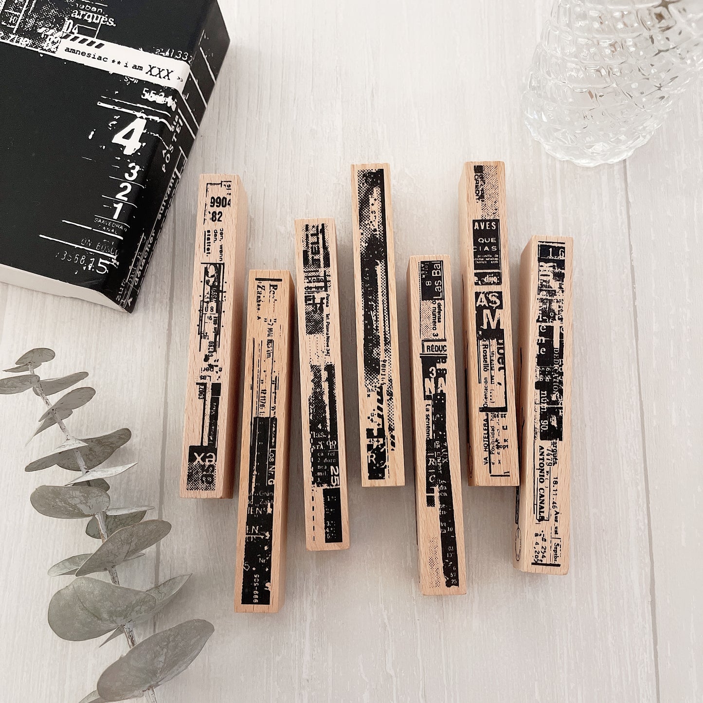 Plus.Minus I am XXX Rubber Stamp Set