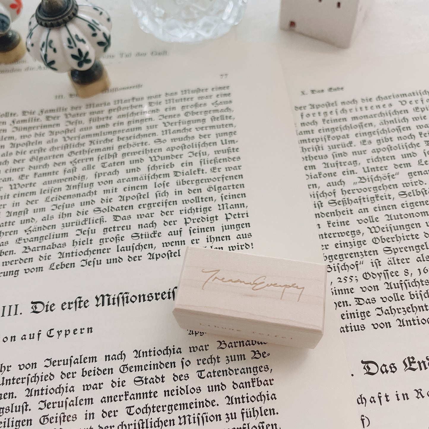 Fei Fei x Li Hung | Handwriting | Rubber Stamps