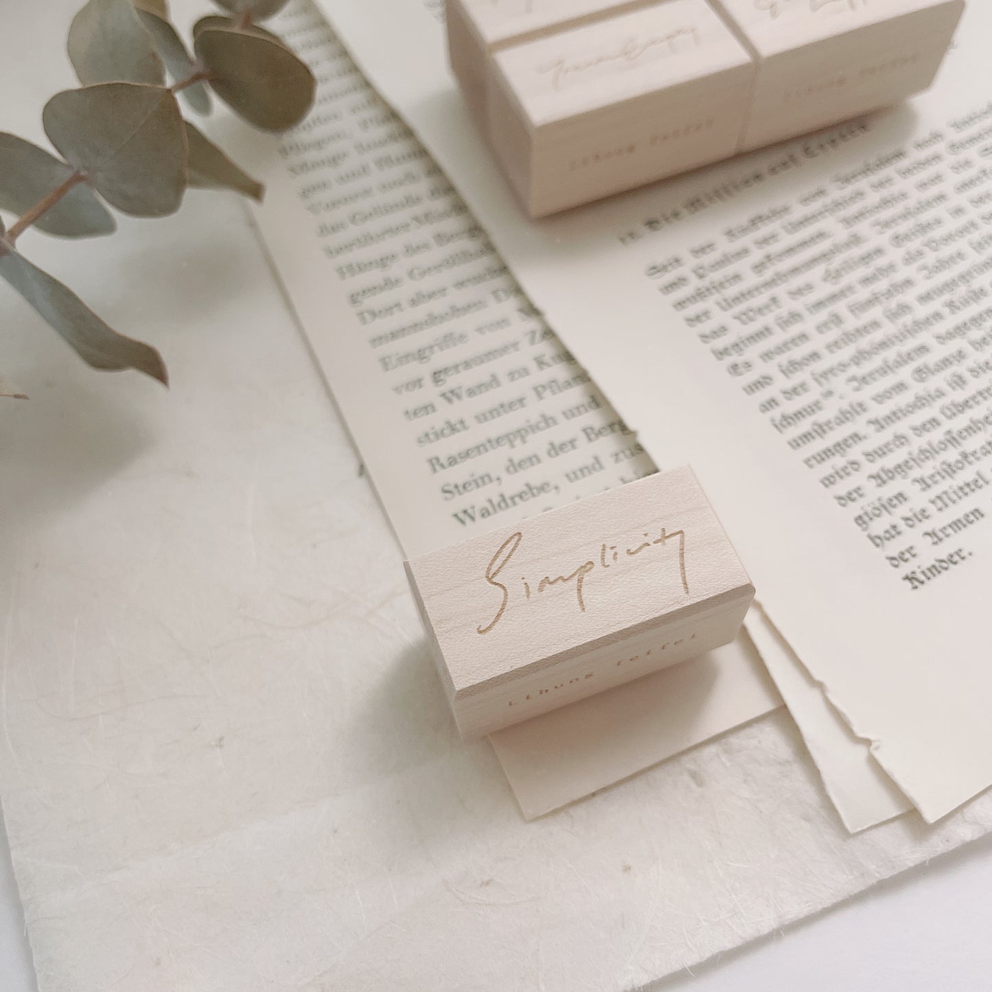 Fei Fei x Li Hung | Handwriting | Rubber Stamps