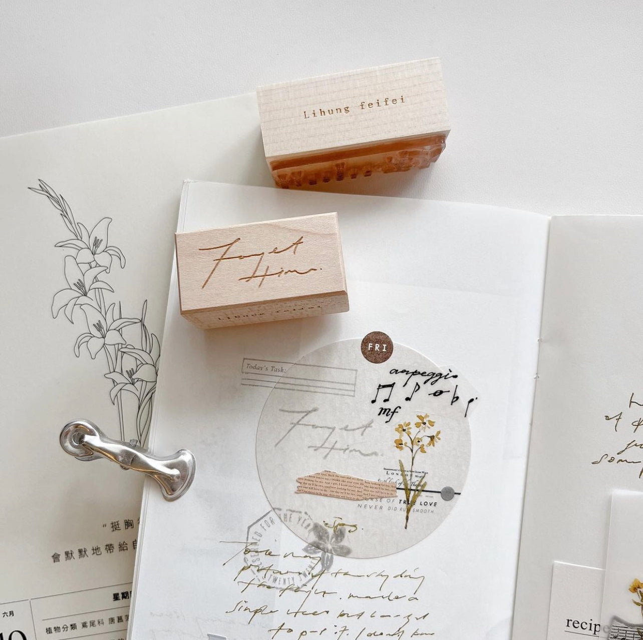 Fei Fei x Li Hung | Handwriting | Rubber Stamps