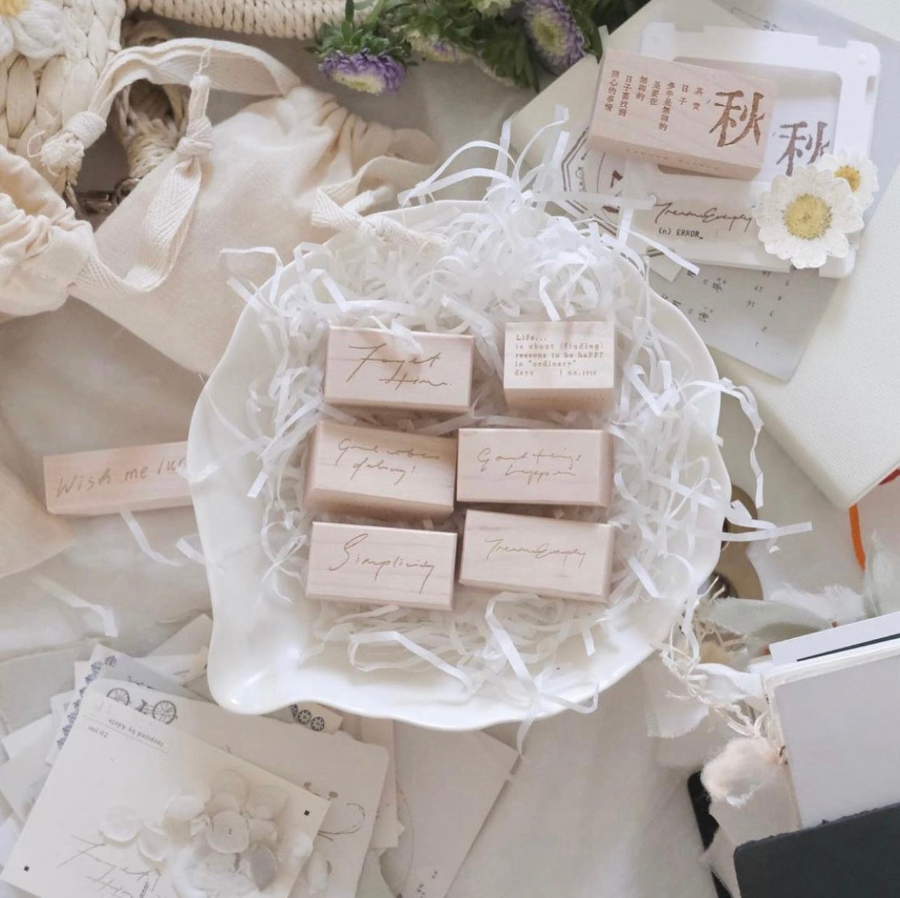 Fei Fei x Li Hung | Handwriting | Rubber Stamps