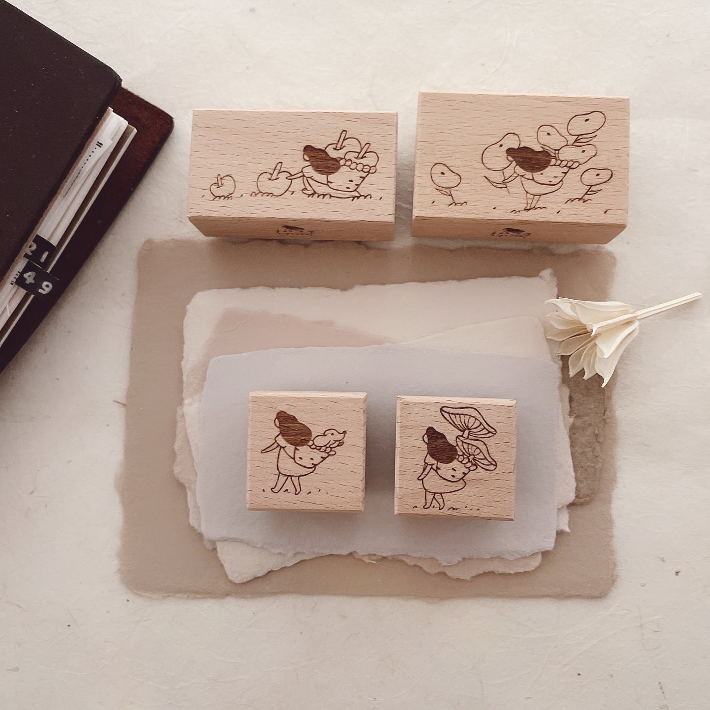 Bighands 2022 August Rubber Stamp | Pick Some Flowers